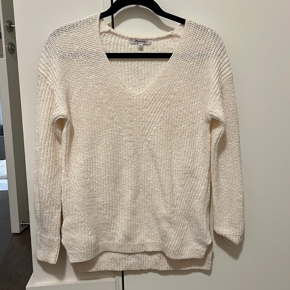 Madewell Cream sweater